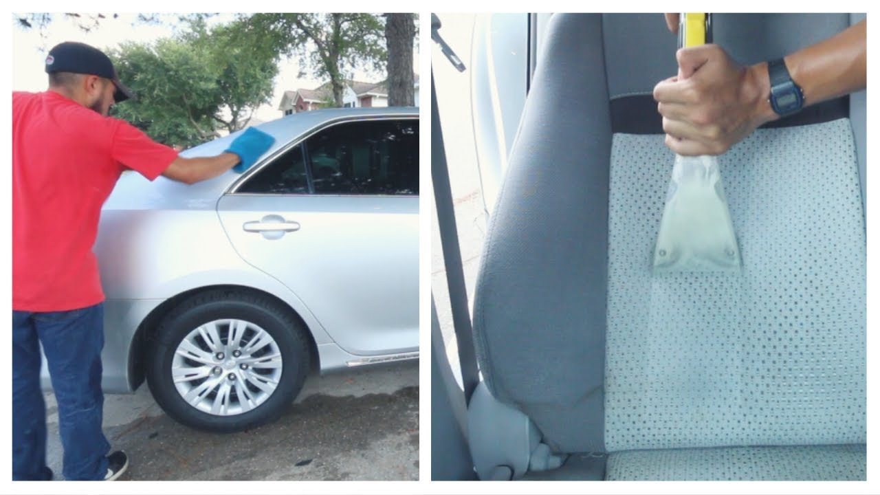 Interior Car Shampoo And Express Wax In 2 Hours On Toyota Camry