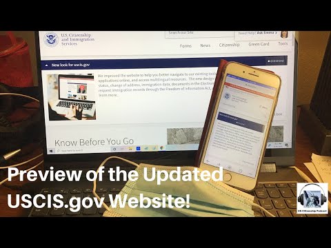 Preview of the Updated USCIS.gov Website!