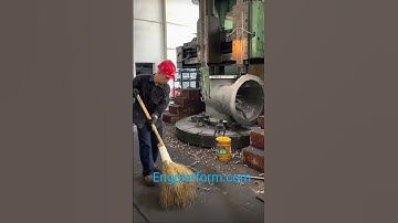 Ball valve manufacturing with vertical turning lathe machine #lathe #manufacturing #engplatform