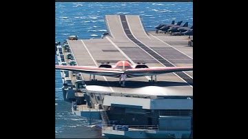 B-2 Bomber Takeoff and Return to US base