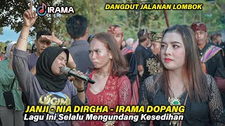 LAGU INI MENGUNDANG KESEDIHAN NIA DIRGHA BERNYANYI SAMBIL BERJALAN BARENG IRAMA DOPANG