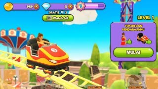 Game Roller Coaster Android - Permainan Seluncuran Seru screenshot 2