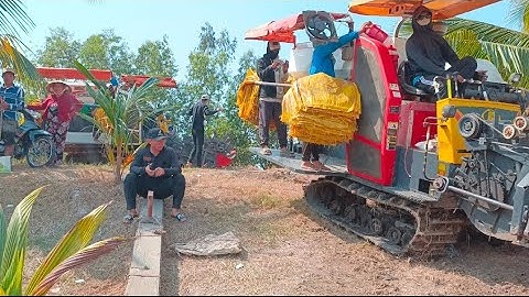 máy cắt 70 độ hàm 95 binh hợp số 102 cắt lúa với máy 105 độ bánh 9 tập 40#maibangtv