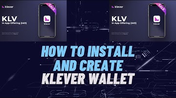 Klever Wallet: How to Install, Create Wallet Address, Save 12 words & Private Key.. English