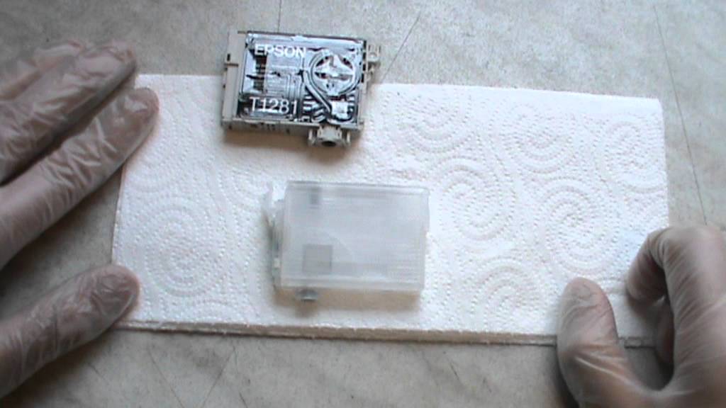 Tintenpatrone Epson T1281 Befullen Youtube