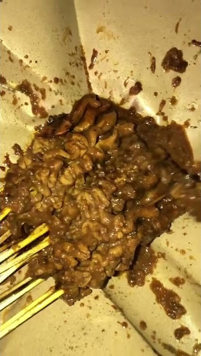 Sate usus bumbu kacang abang2 SD #shorts