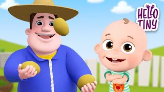 1, 2, 3, 4, 5, Potatoes! 🥔 | Nursery Rhymes for Kids | Hello Tiny | Animaj Kids