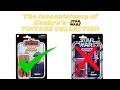 The inconsistent nature of hasbros star wars vintage series card backs