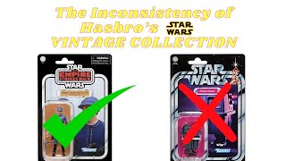 The inconsistent nature of Hasbro's STAR WARS Vintage Series Card Backs