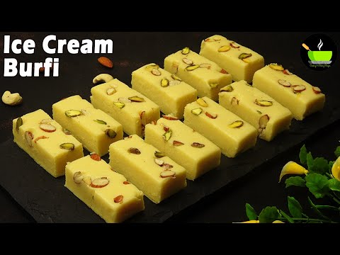 Quick Ice Cream Barfi Recipe | Milk Powder Burfi Recipe | Burfi Recipe | Diwali Sweets Recipes | She Cooks