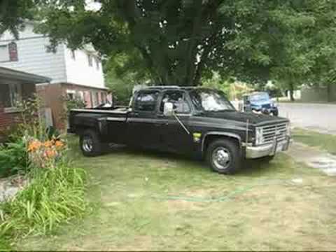 85 Chevy C30 Dually 454 Open Headers and Burnout - YouTube 85 Chevy C30 Dually 454 Open Headers and Burnout - YouTube