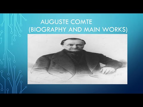 AUGUSTE COMTE ( Biography and Main works)