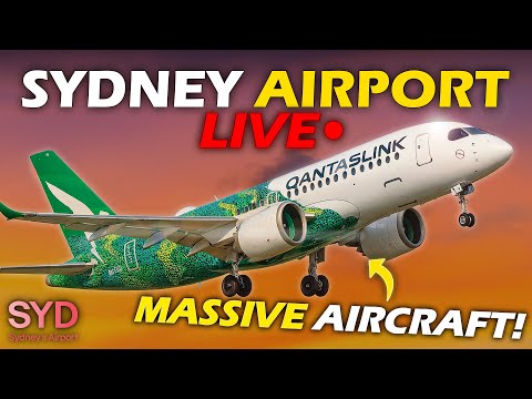 🔴 LIVE - Plane Spotting Morning Rush at Sydney Airport | HUGE AIRCRAFT