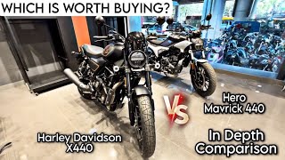 ULTIMATE COMPARISON | Harley Davidson X440 vs Hero Mavrick 440 | Which Is Worth Buying? |