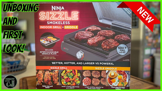 Ninja Sizzle Indoor Grill and Griddle Recipes! 