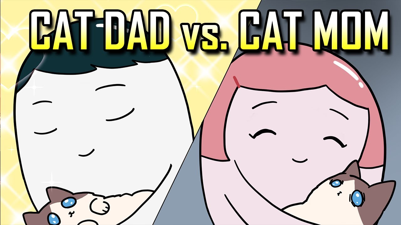 Cat Dad vs. Cat Mom - YouTube