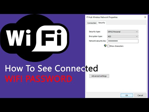 how to see passwords for WIFI networks you've connected in windows 10 PC #wifi