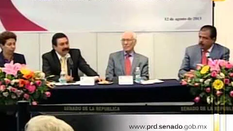 12/08/2013 Sen. Isidro Pedraza - Discurso