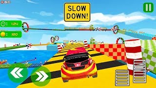 Gravity Racing Rider Turbo Driving 3D - Impossible Stunt Car Race Games - Android Gameplay screenshot 1