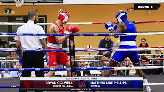 Bryan Colwell vs Matthew Tade-Phillips - 2025 Boxing Canada Nationals - Session 5