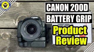 Product Review Battery Grip for Canon EOS 200D / Canon SL2 / Rebel 2 -  YouTube