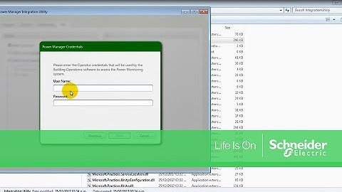 Integración entre PME y SBO (Power monitoring expert y StruxureWare Building Operation)