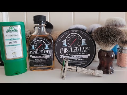 Another cold wet shave: Chiseled Face - Cryogen | Gillette Fatboy