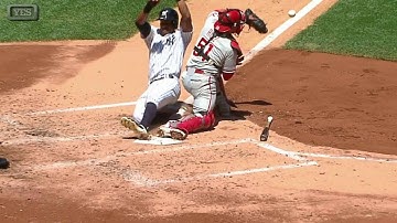 PHI@NYY: Yanks score two on fielder