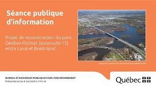 Séance publique d'information - 8 mai 2024 à 19h30