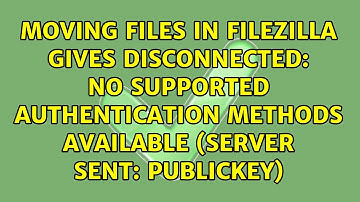 No supported authentication methods available (server sent: publickey)