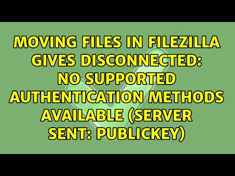 No supported authentication methods available (server sent: publickey)