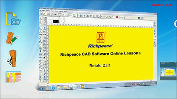 Richpeace CAD Software Online Lessons-Tipe of the day-Rotate Dart