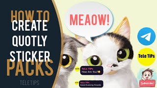 How To Create QuotLy Sticker Packs | Latest Full Tutorial