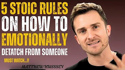 5 Stoic Rules on How to Emotionally Detach from Someone | Matthew Hussey 2025 #motivation #mathews