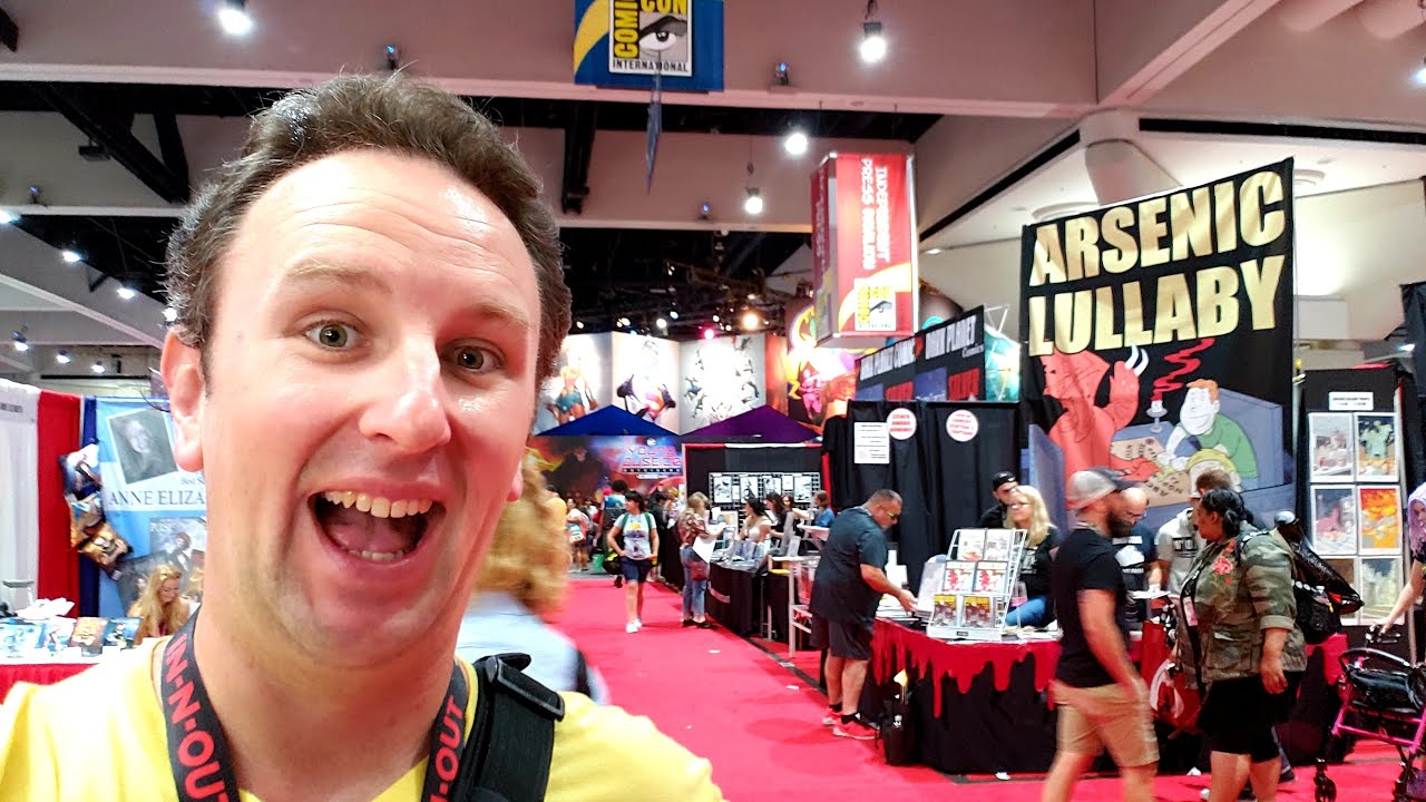 San Diego Comic Con 2018 Small Press To Video Game Tour Live