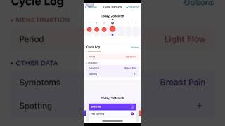 Use cycle Tracking on your iphone #apple support screenshot 3