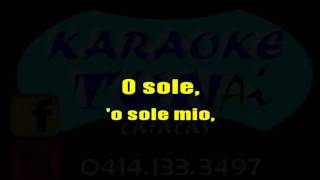 Video thumbnail of "IL Volo - O sole Mio KARAOKE"