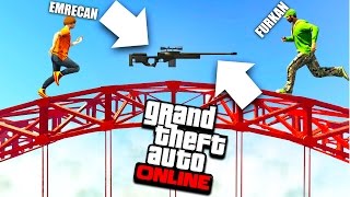 PARKURU İLK YAPAN SİLAHI ALIR ! - GTA 5 Online (FurkanYamanHD,Sesegel,Umidi)