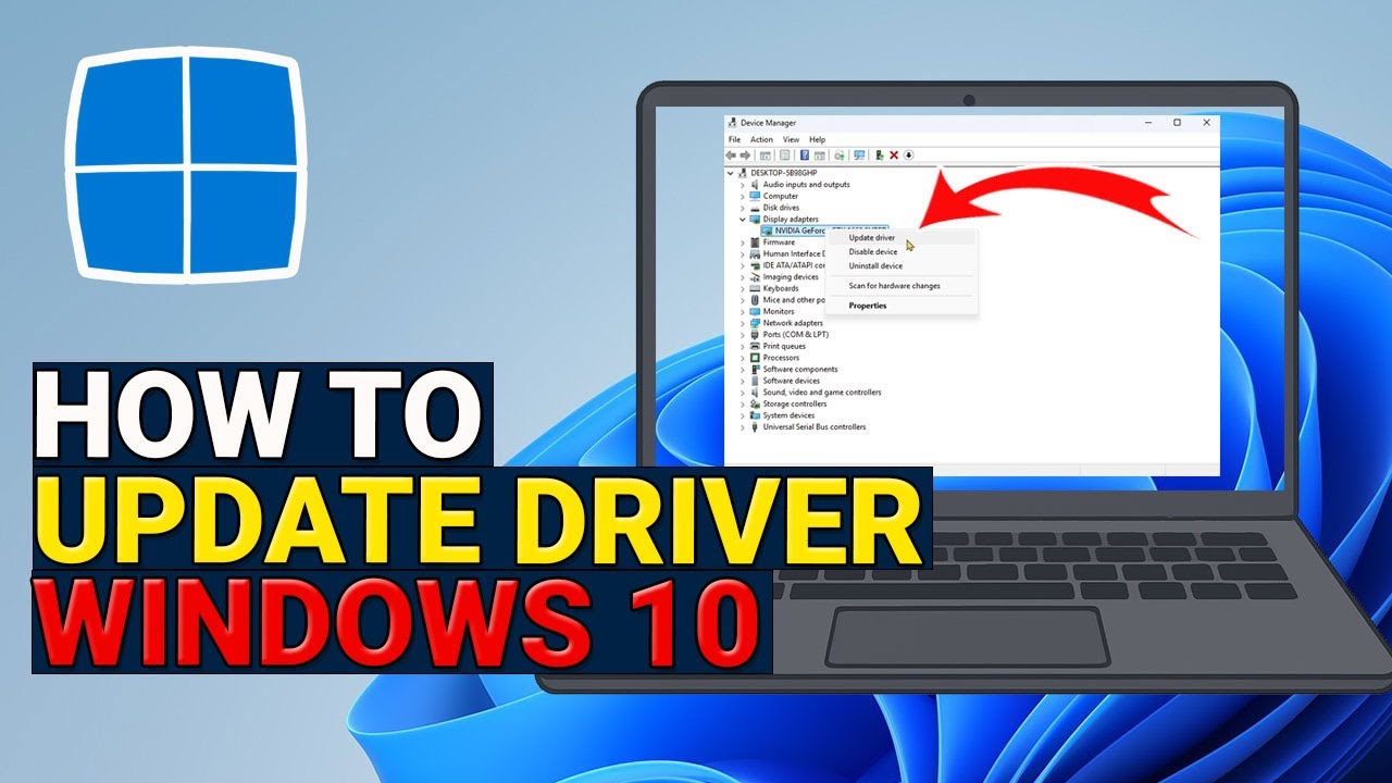 How to Update Computer Drivers on Windows 10 PC or Laptop - YouTube