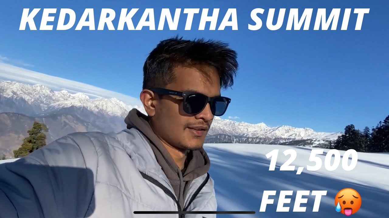 Kedarkantha Summit | 12,500 Alt. | Frozen Lake | The wanderer Rohit