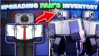 I got 2 Engineer! Transforming My Fans Inventory Day 1 Toilet Tower Defense Roblox