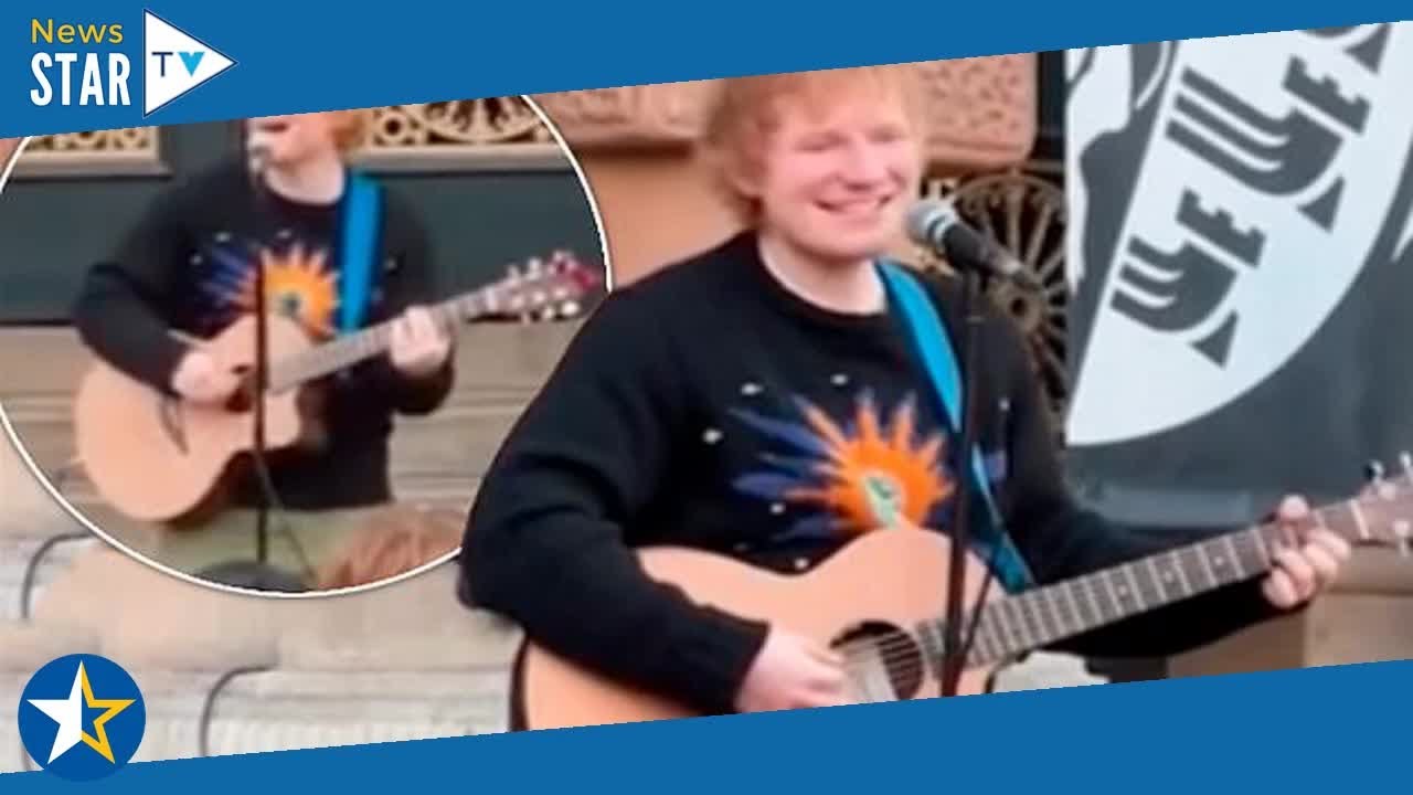 Ed Sheeran shocks fans with an impromptu gig in his hometown of Ipswich ...
