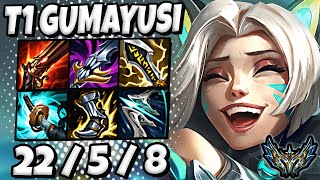 T1 Gumayusi Jinx vs Caitlyn [ ADC ] Lol Korea Challenger 13.8 ✅