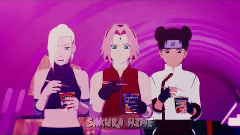 【NARUTOナルト MMD】How It's Done - HUNTR/X - 헌트릭스 ft. Naruto Girls version! Sakura, Ino & Tenten