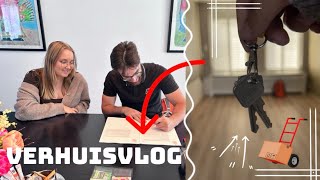 VERHUISVLOG🏠🔑🛠️ SAMENWONEN MET VERLOOFDE?😱