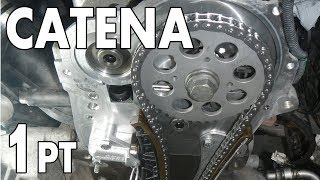 ENGINE TIMING CHAIN 1.3 DIESEL CDTI MJT OPEL DISASSEMBLING (SUB ENG)