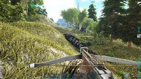 Taming tek rex (lv 102) with a sinomacrops (on crystal isles)