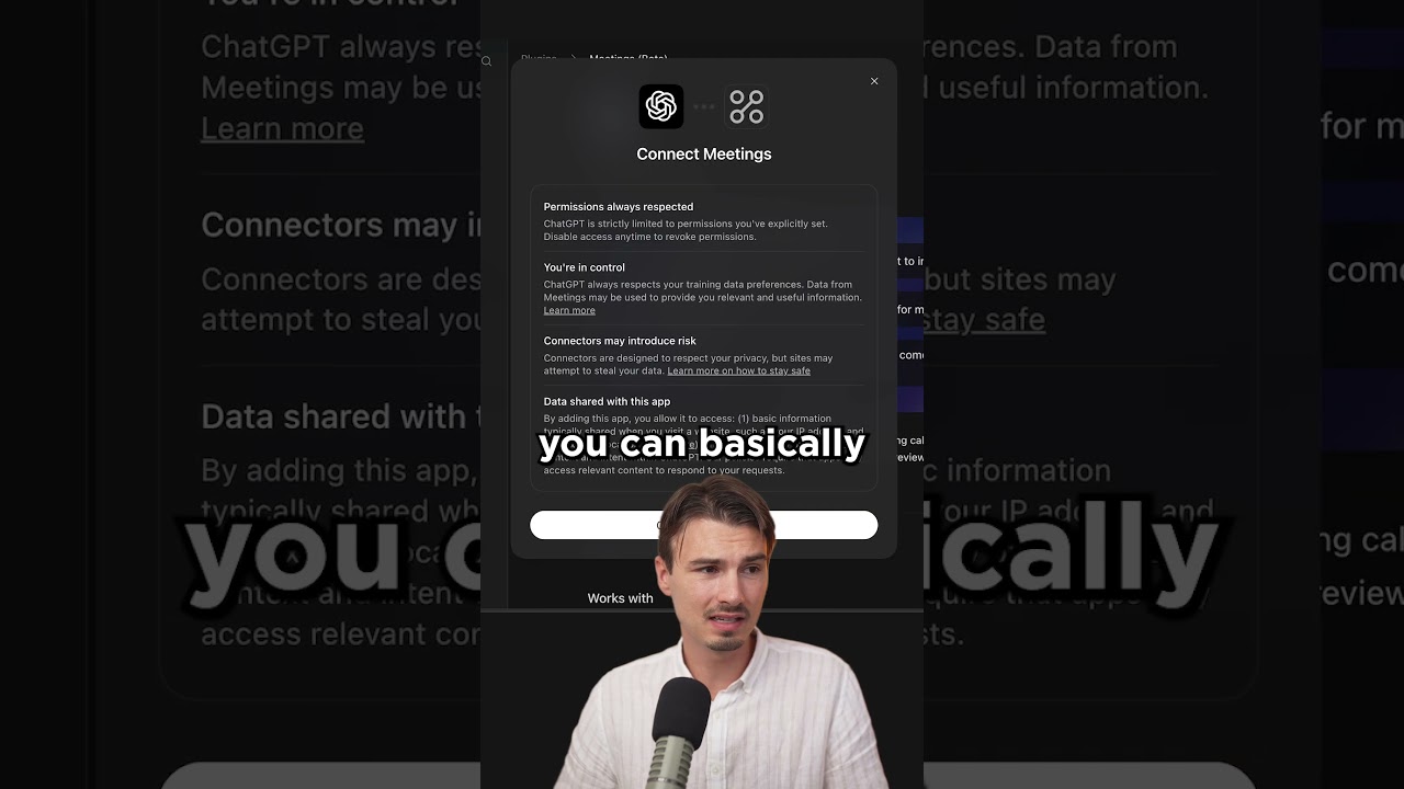 The Meetings Plugin in ChatGPT