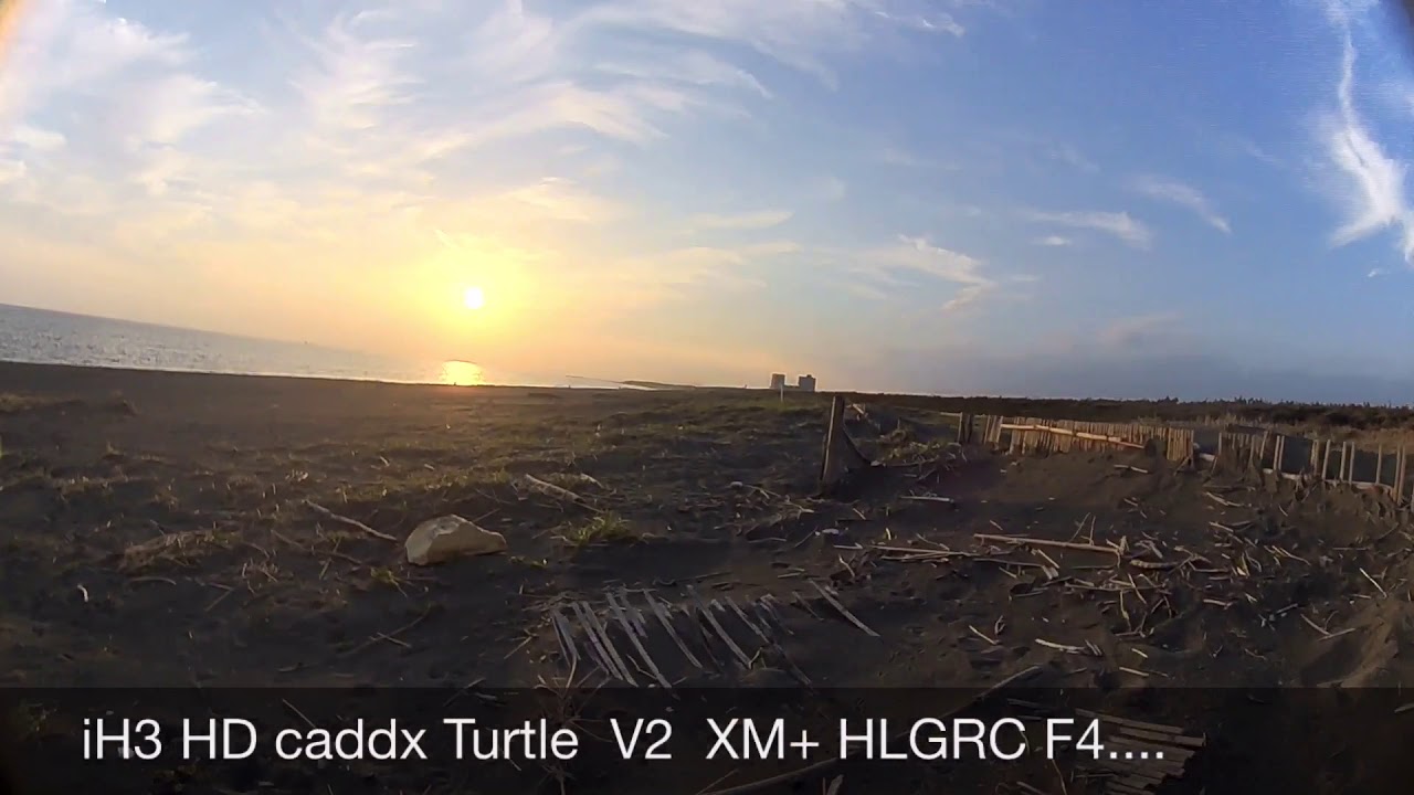 iHD3 caddx turtle V2 new firmware XM+ rx test range - YouTube