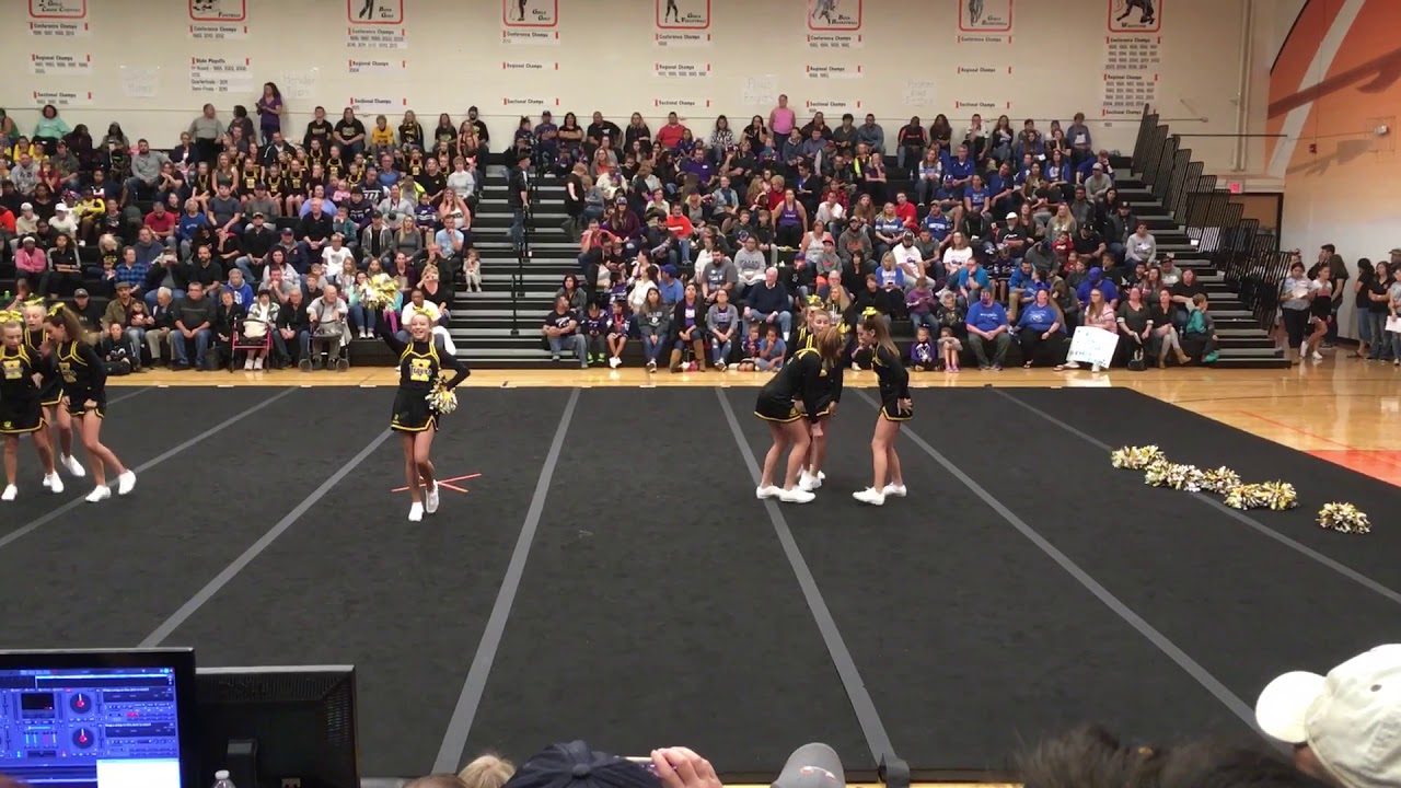 2018 Cheerleading comp Herscher Tigers Varsity YouTube